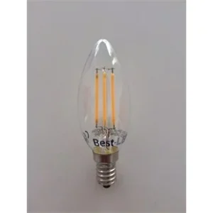 Značkový Best-Led E14 4W teplá bílá BL-C37-4W