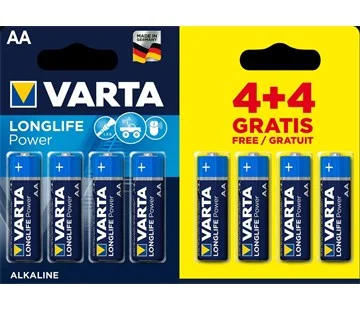 VARTA Longlife Power 8 AA (4+4) Hit Sezóny