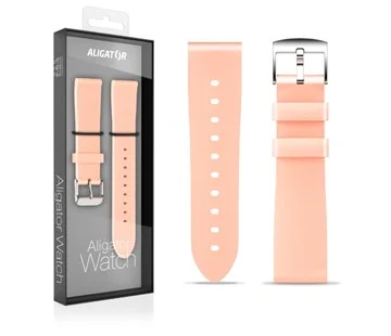 Aligator řemínek silikon meruňkový 18mm Kup Teď