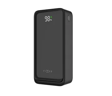 Powerbanka FIXED Zen2 30 s LCD displejem a výstupem PD 20W, 30 000 mAh, černá Víkendová Akce