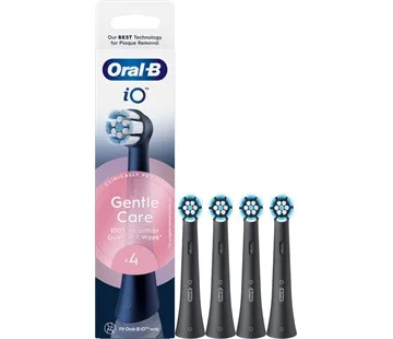 Oral-B kartáčkové hlavice iO Gentle Care Black 4ks Originální