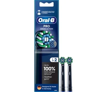 Oral-B kartáčkové hlavice Cross Action 2ks Black - EB50 Horká Nabídka