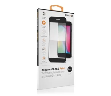 Ochrana displeje GLASS PRINT Xiaomi Redmi Note 14 5G, černá, celoplošné lepení Akční Cena