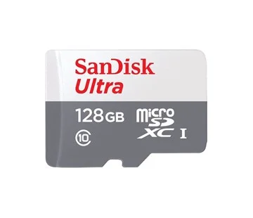 Poslední Šance SanDisk Ultra - Paměťová karta flash (adaptér microSDXC na SD zahrnuto) - 128 GB - Class 10 - microS