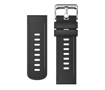 Aligator řemínek silikonový 22mm, černý 22AW0003 Cenově Výhodný