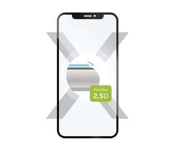 Ochranné tvrzené sklo FIXED Full-Cover pro Xiaomi Redmi Note 12 Pro 5G, lepení přes celý displej, černé Poslední Šance