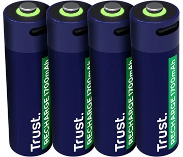 Trust USB-C Accu 1700 mAh 4P - AA Ověřený
