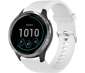 Nejlepší Volba Silikonový řemínek FIXED Silicone Strap pro Garmin QuickFit 20mm, bílý