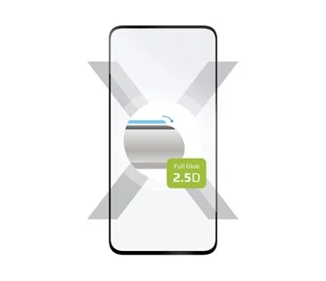 Výprodej Ochranné tvrzené sklo FIXED Full-Cover pro Samsung Galaxy A55 5G, lepení přes celý displej, černé