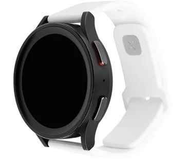 Set silikonových řemínků FIXED Silicone Sporty Strap s Quick Release 20mm pro smartwatch, bílý Finální Výprodej