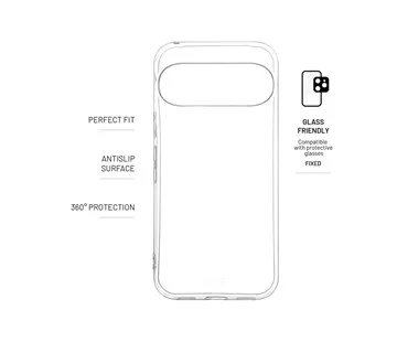 Pouze Dnes TPU gelový kryt FIXED Story pro Google Pixel 10 5G/10 Pro 5G, čirý