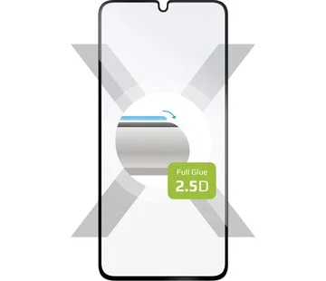 Ochranné tvrzené sklo FIXED Full-Cover pro Samsung Galaxy A34 5G, lepení přes celý displej, černé Aktuální