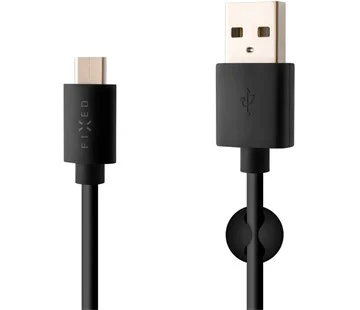 Datový a nabíjecí kabel FIXED s konektorem USB-C, USB 2.0, 3A, černý Časově Omezené