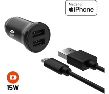 Akční Nabídka FIXED autonabíječk 2xUSB FIXCC15N-2UL-BK