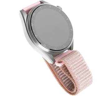 Nylonový řemínek FIXED Nylon Strap s Quick Release 20mm pro smartwatch, růžově zlatý Dokud Zásoby Vydrží