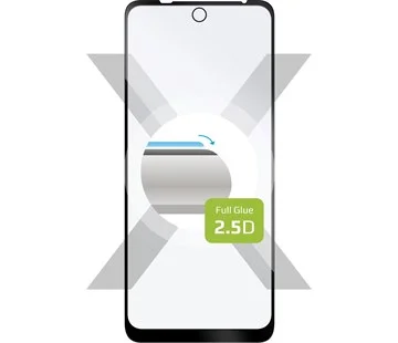 Jen Po Omezenou Doba Ochranné tvrzené sklo FIXED Full-Cover pro Motorola Moto E40, lepení přes celý displej, černé
