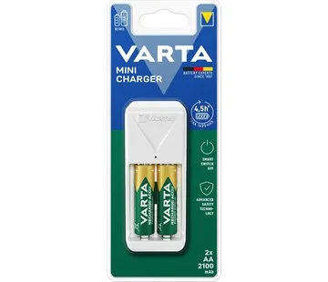 Varta Mini Charger + 2x AA 2100 mAh R2U Hit Sezóny