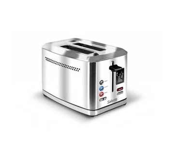 Autentický Salente ToastMax topinkovač s digitálním displejem, nerez