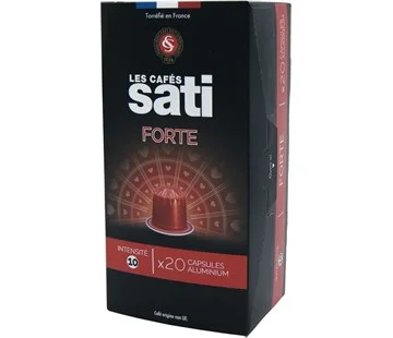 Sati Forte x20 caps (pro Nespresso) Autentický