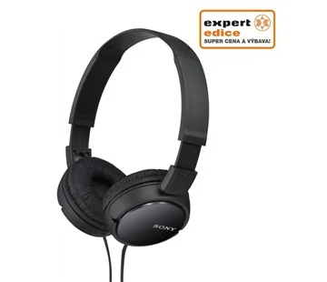Nejlepší Cena Sony MDR-ZX110B hud. sluchátka 30mm s mostem,Black