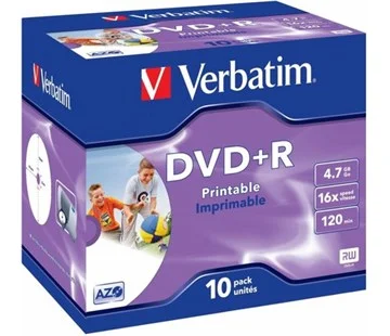 Expresní Doručení Verbatim 43498 DVD+R(10-Pack Spindle)