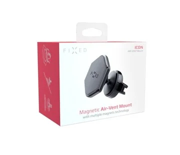 Magnetický držák FIXED Icon Air Vent do ventilace s kloubem, černý Akce