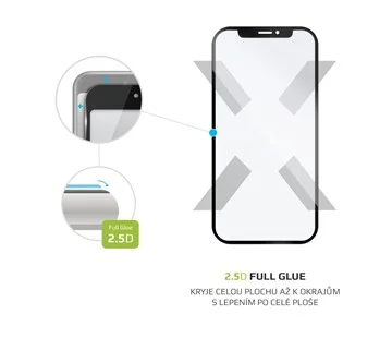 Doprava Zdarma Ochranné tvrzené sklo FIXED Full-Cover pro Huawei Y5p, lepení přes celý displej, černé