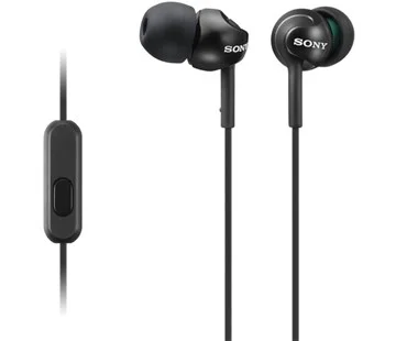 Sony MDR-EX110APB sluchátka s mikrofonem, Black Ihned K Objednání
