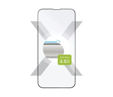 Ochranné tvrzené sklo FIXED Full-Cover pro Apple iPhone 14, lepení přes celý displej, černé Top Prodej
