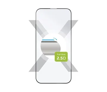 Nová Kolekce Ochranné tvrzené sklo FIXED Full-Cover pro Apple iPhone 14 Pro, lepení přes celý displej, černé