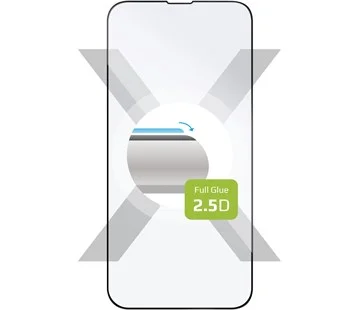 Ochranné tvrzené sklo FIXED Full-Cover pro Apple iPhone 13 Pro Max/14 Plus, černé Omezená Nabídka