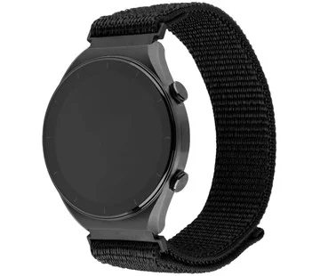 Nylonový řemínek FIXED Nylon Sporty Strap s Quick Release 22mm pro smartwatch, černý Nová Kolekce