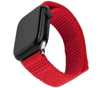 Nylonový řemínek FIXED Nylon Sporty Strap pro Apple Watch 38/40/41mm, červený Top Prodej