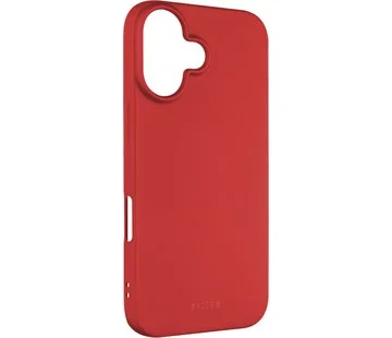 Jen Po Omezenou Doba Zadní pogumovaný kryt FIXED Story pro Apple iPhone 16, červený