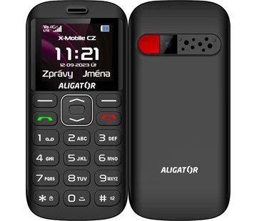 Aligator A720 4G Senior černý Omezená Nabídka