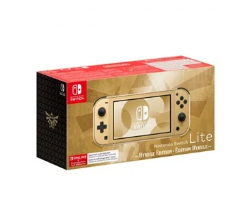 Autentický Nintendo Switch Lite Hyrule +12M NSO+EP