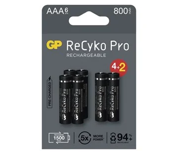 Doprava Zdarma GP ReCyko Pro Professional AAA (HR03), 6 ks