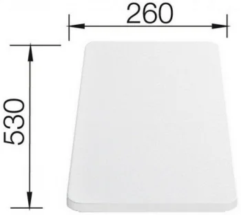 Akce Blanco Krájecí deska plast MEDIAN 260x530 - 217611