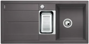 Blanco METRA 6 S F Silgranit šedá skála obous. prov. s excentrem přísluš. ano - 519118 Super Cena