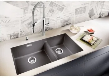 Přímo Od Výrobce Blanco SUBLINE 480/320 U Silgranit kávová dřez vlevo s táhlem - 519483
