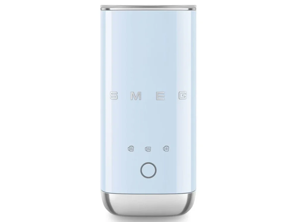 Napěňovač mléka Smeg 50's Style MFF02PBEU / 500 W / 180 ml / pastelově modrá Originální
