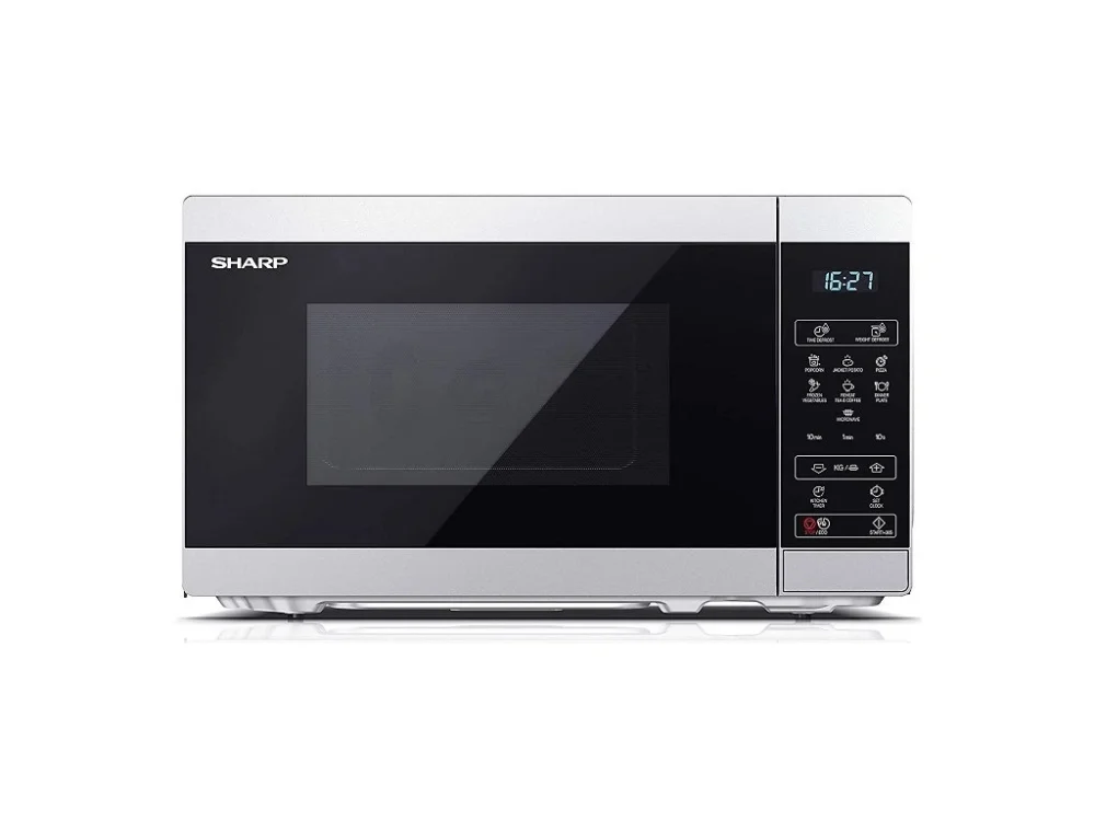 Mikrovlnná trouba Sharp YC-MS02U-S / 800 W / 20 l / stříbrná Must-Have