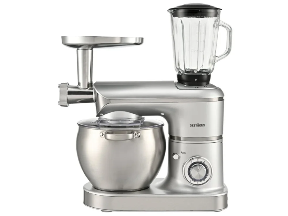 Autentický Multifunkční kuchyňský robot BestBerg BBR-2300S / 2300 W / 8,5 l / 6 rychlostí