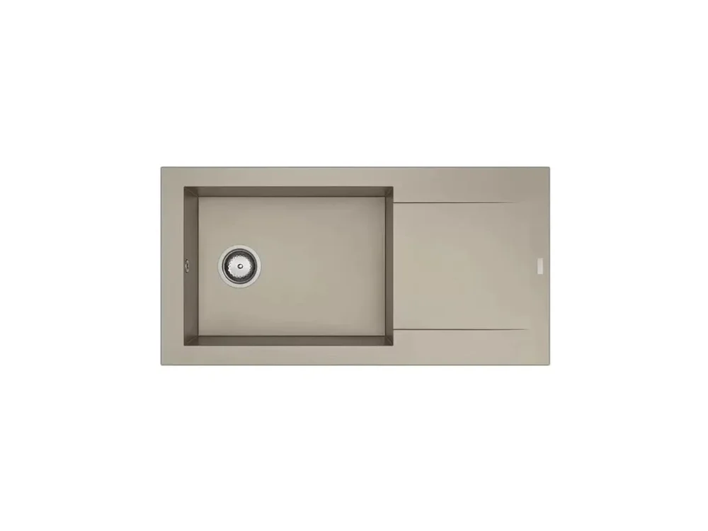 Pouze Dnes Vestavný dřez Carea Dukkah / 980 × 500 × 200 mm / CAREAlith / béžová