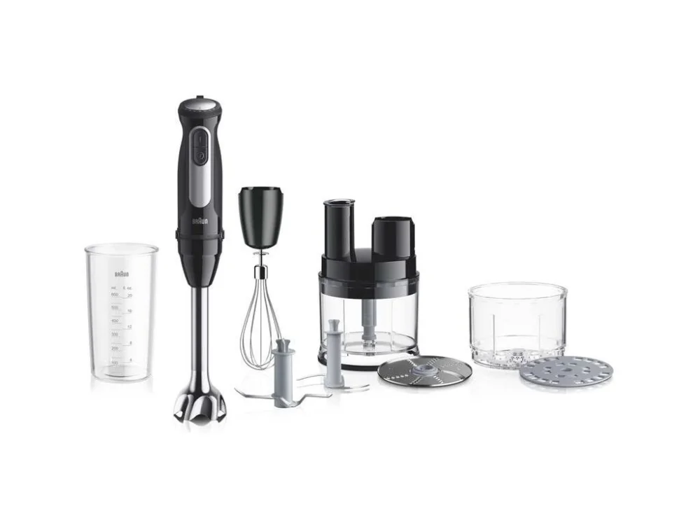 Ponorný mixér Braun MultiQuick 5 Pro MQ55.755.MBK / 1000 W / černá Top Prodej