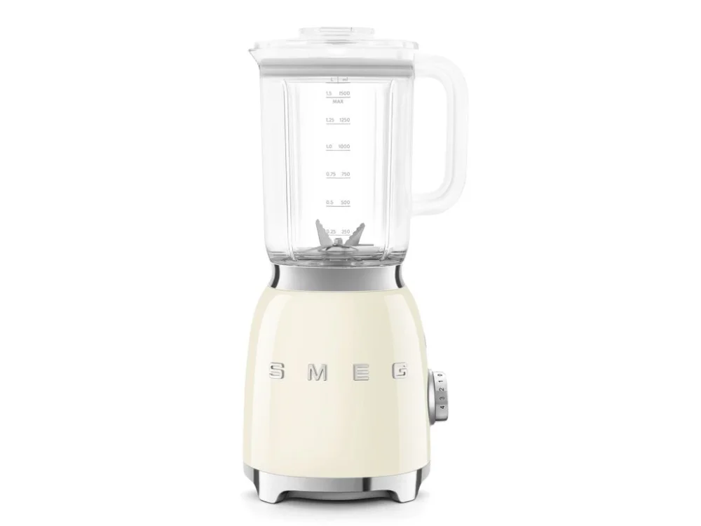 Stolní mixér Smeg 50's style BLF03CREU / 800 W / 1,5 l / lesklá krémová Expresní Doručení
