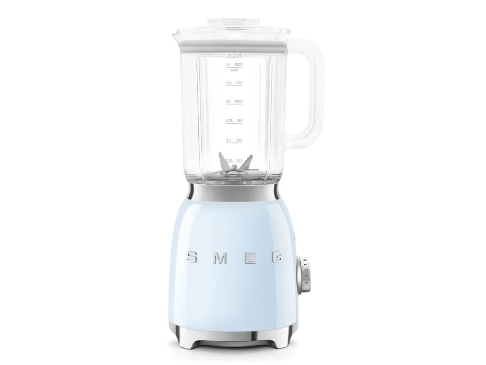 Stolní mixér Smeg 50's style BLF03PBEU / 800 W / 1,5 l / lesklá modrá Nízká Cena