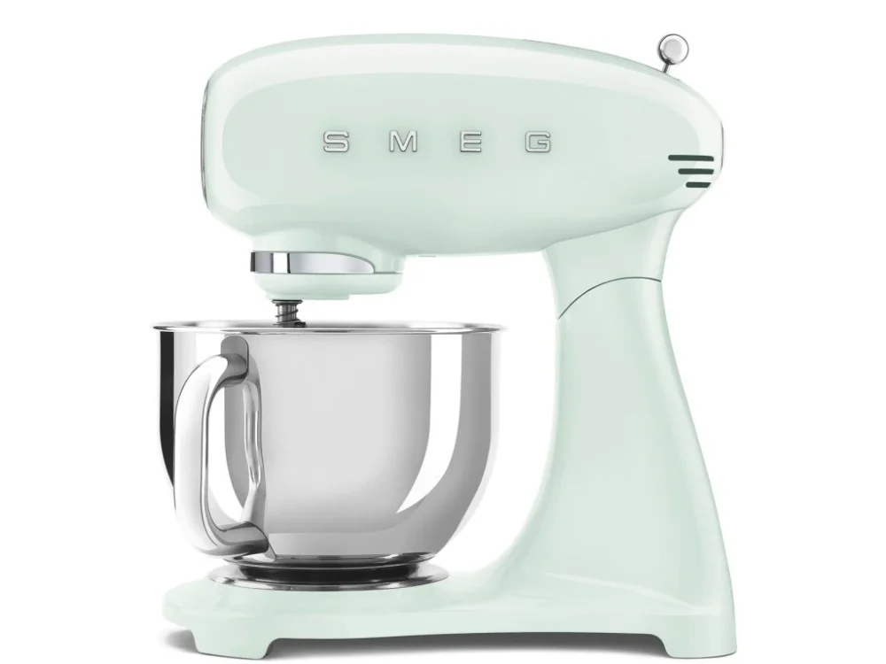 Vysoce Kvalitní Kuchyňský robot Smeg 50's style SMF03PGEU / 800 W / 4,8 l / pastelově zelená