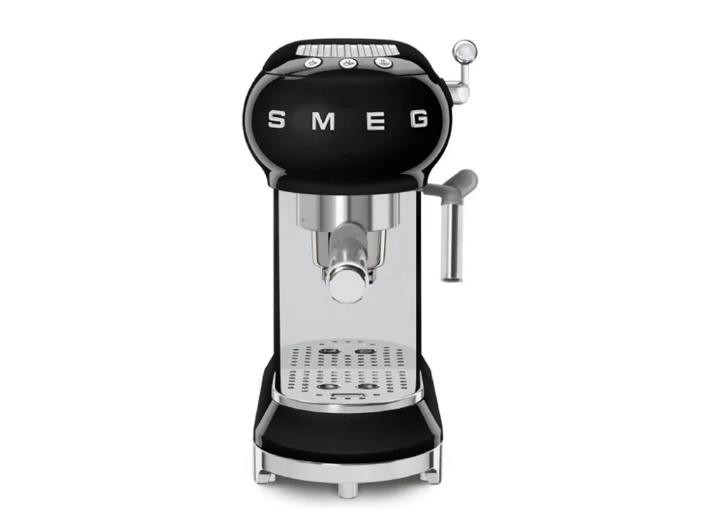 Pákový kávovar Smeg 50's style ECF01BLEU / 1350 W / černá Super Cena