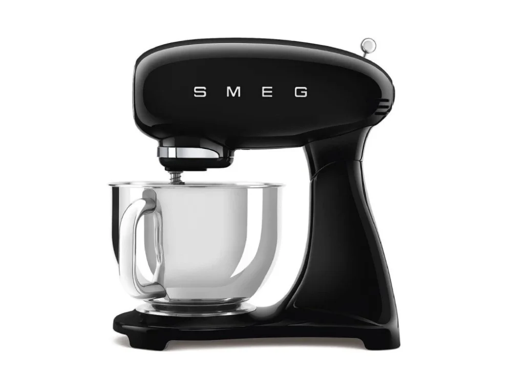Cenový Hit Kuchyňský robot Smeg 50's style SMF03BLEU / 800 W / 4,8 l / černá